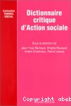 Dictionnaire critique d'action sociale