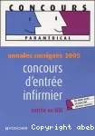 Concours d'entree infirmier